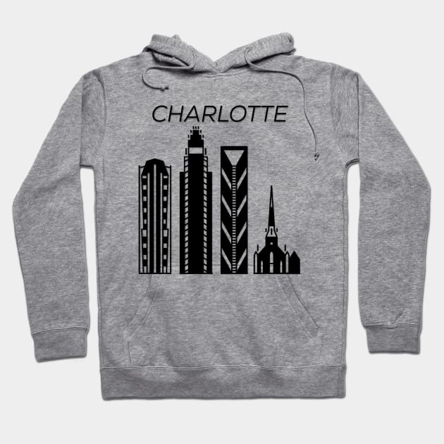 Charlotte North Carolina, USA Hoodie by maro_00